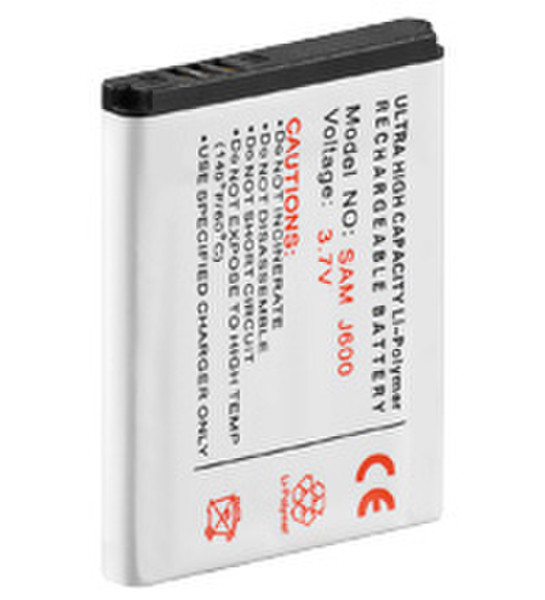 Wentronic 700mAh Li-Polymer Battery Lithium Polymer (LiPo) 700mAh 3.7V Wiederaufladbare Batterie