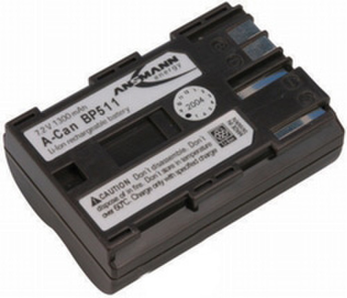 Ansmann A-Can BP 511 Li-Ion 7.4V/1400mAh Lithium-Ion (Li-Ion) 1400mAh 7.4V rechargeable battery