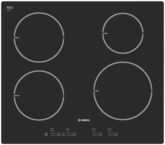 Bosch PIE611T14E built-in Induction hob Black hob