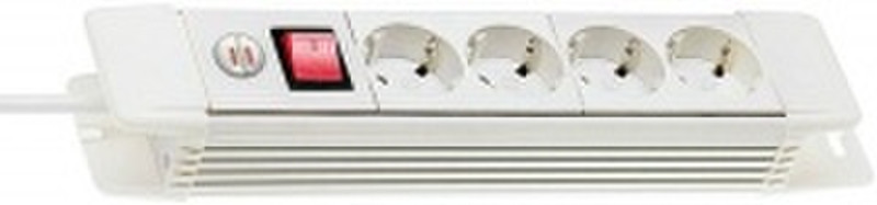 Brennenstuhl Premium-Line 4AC outlet(s) 1.8m Weiß Spannungsschutz