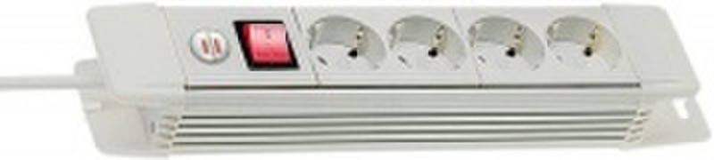 Brennenstuhl Premium-Line 4AC outlet(s) 1.8m Grau Spannungsschutz