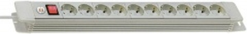 Brennenstuhl Premium-Line 10AC outlet(s) 3m Grau Spannungsschutz