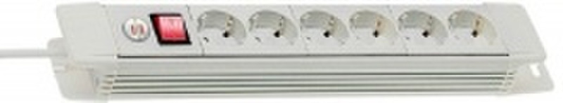 Brennenstuhl Premium-Line 6AC outlet(s) 3m Grau Spannungsschutz