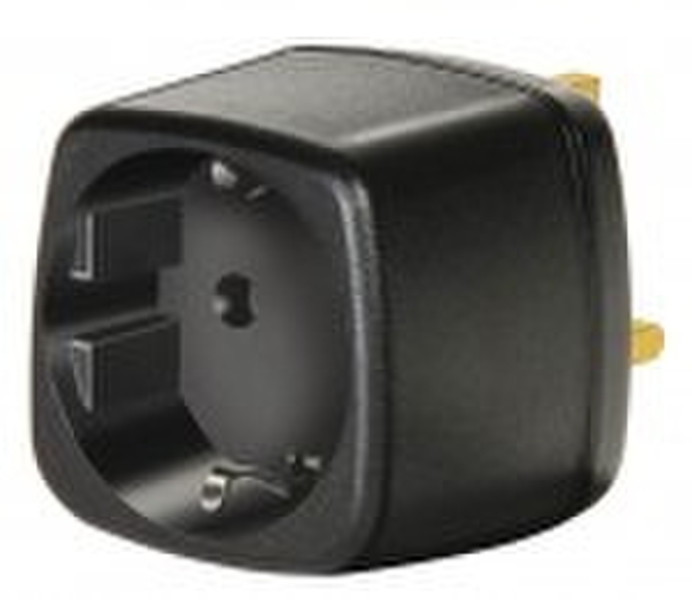 Brennenstuhl Travel Adapter earthed/GB Black power adapter/inverter