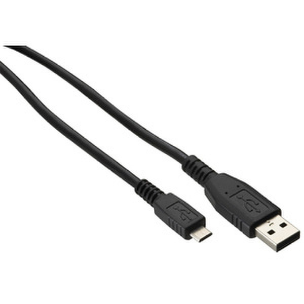 BlackBerry Micro-USB Cable, 1.5m 1.5m USB A Black USB cable