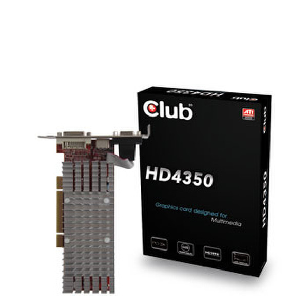 CLUB3D CGA-4352PLI GDDR2 graphics card