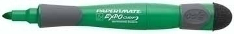 Papermate P.MATE, Expo Grip Bullet, Green, 12 marker
