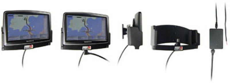 Brodit Holder with Pass-Through Connector Aктивный Черный крепление и держатель для навигатора