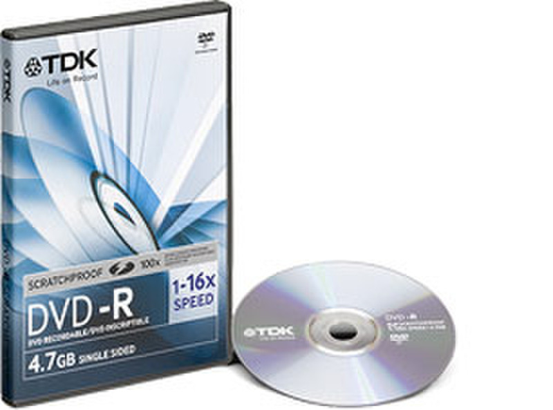 TDK DVD-R ScratchProof Videobox 5-Pack