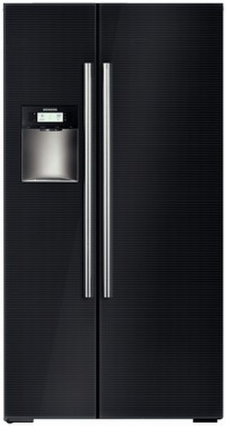 Siemens KA62DS50 freestanding 528L A+ Black side-by-side refrigerator