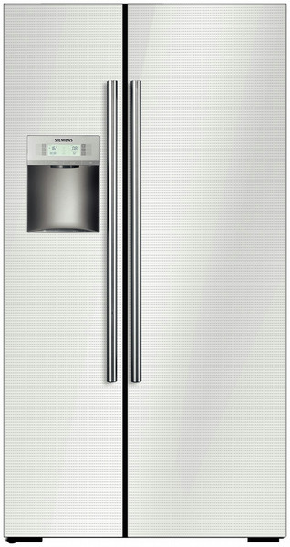 Siemens KA62DS20 freestanding 533L White side-by-side refrigerator