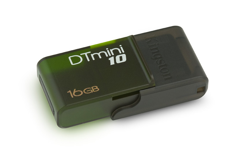 Kingston Technology DataTraveler DTM10 16GB 16GB USB 2.0 Type-A Green USB flash drive