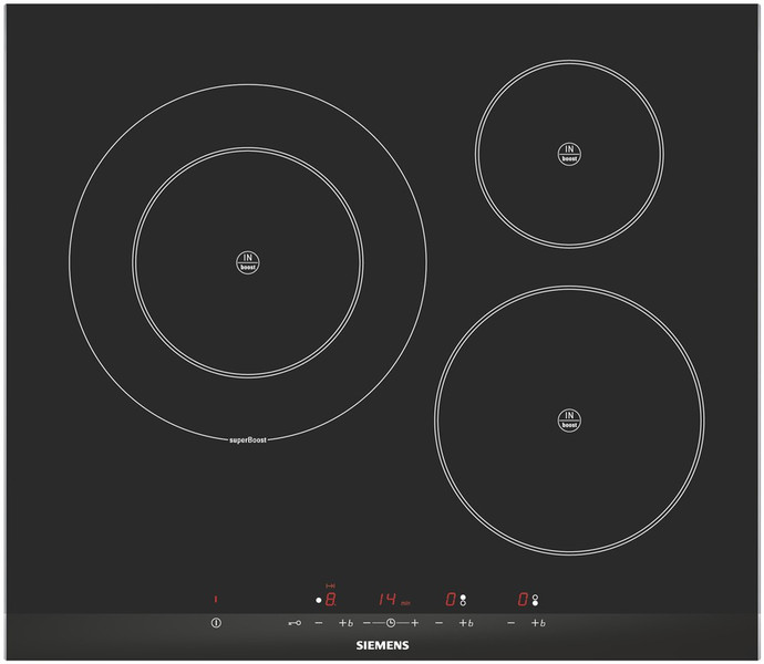 Siemens EH675TK11E Встроенный Induction hob Черный плита