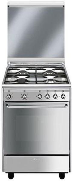 Smeg CX61SV Встроенный Gas hob Нержавеющая сталь кухонная плита