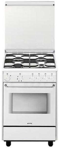 Smeg CB61SV Built-in Gas hob White cooker