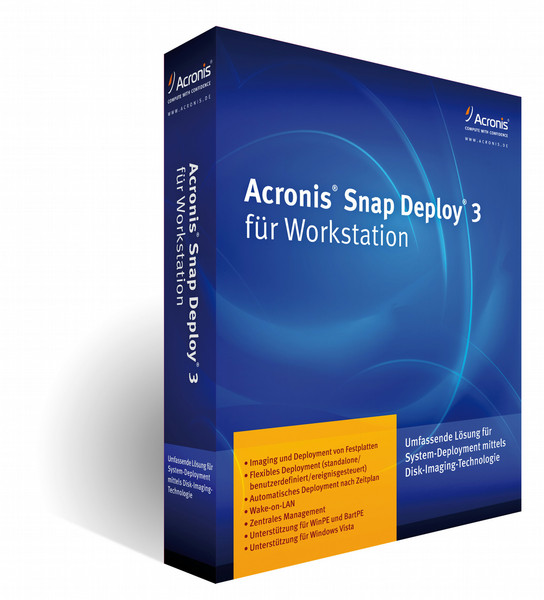 Acronis Snap Deploy 3 Workstation