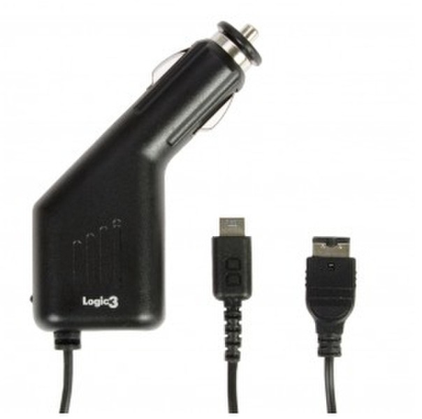Logic3 DSL/ DS/GBA-SP Tri Format Car Charger Black power adapter/inverter