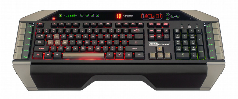 Saitek Cyborg Keyboard USB QWERTY Schwarz Tastatur