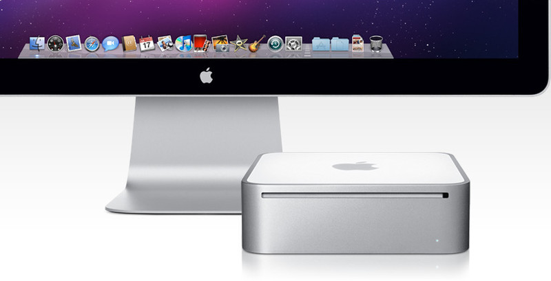 Apple Mac mini 2.26GHz Kleiner Desktop Silber, Weiß PC