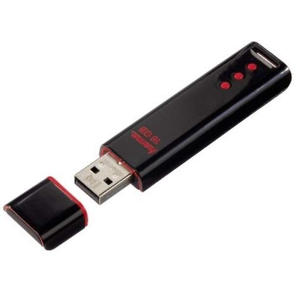 Hama Ripple USB 2.0 16GB Rot 16ГБ USB 2.0 Тип -A Красный USB флеш накопитель