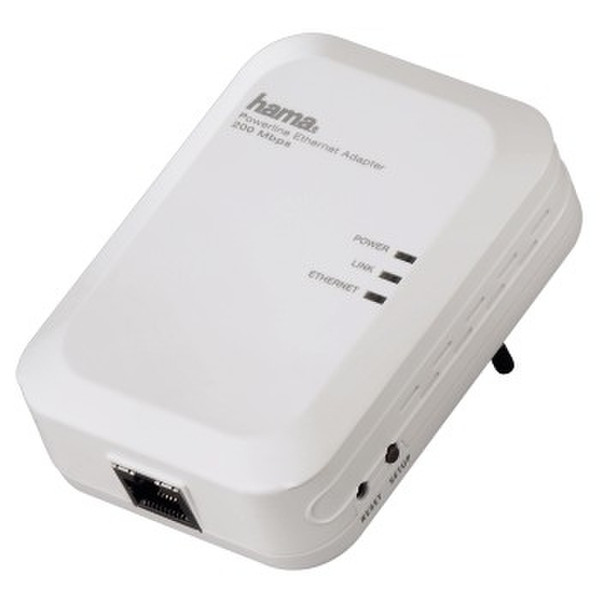 Hama Powerline LAN Adapter 200Мбит/с сетевая карта