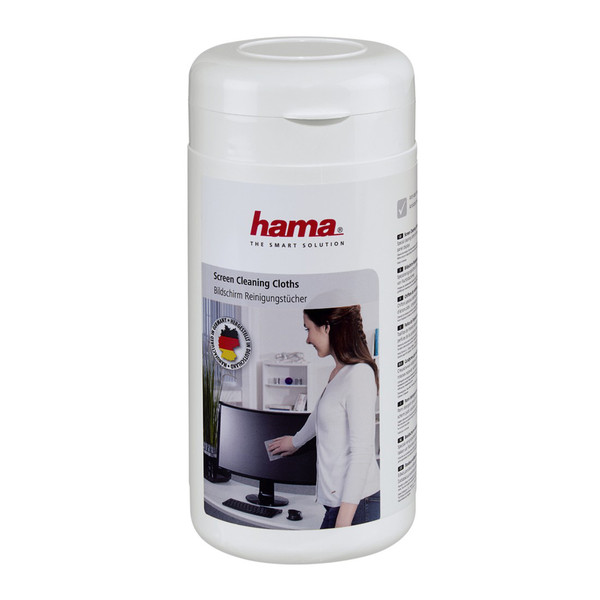 Hama Office-Clean Screen Cleaning Cloths LCD/TFT/Plasma Equipment cleansing wet cloths