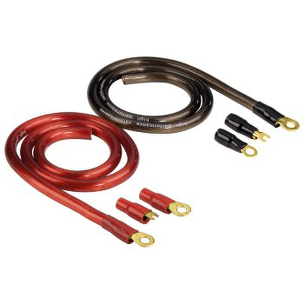 Hama 00080737 0.8m Brown,Red power cable