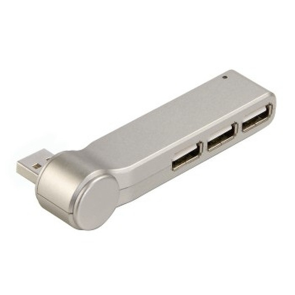 Hama USB 2.0 Hub 1:3 480Mbit/s Weiß Schnittstellenhub