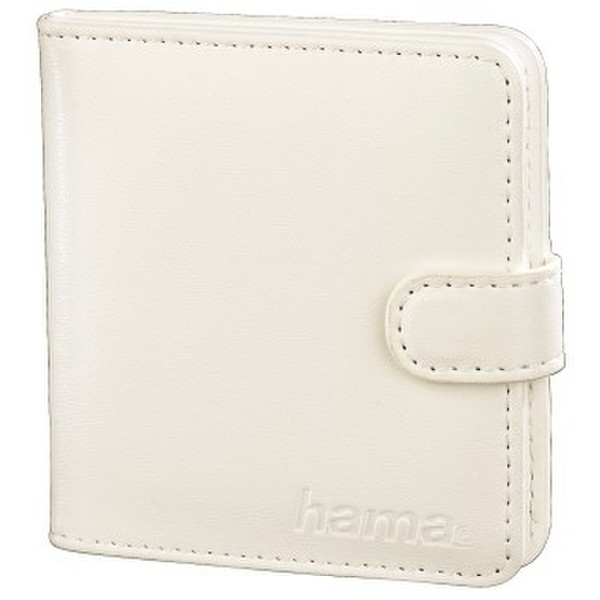 Hama Memory Card Case (SD/microSD) Искусственная кожа Белый сумка для карт памяти