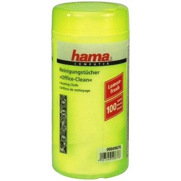 Hama Office-Clean Cleaning Cloths, lemon Труднодоступные места Equipment cleansing wet cloths