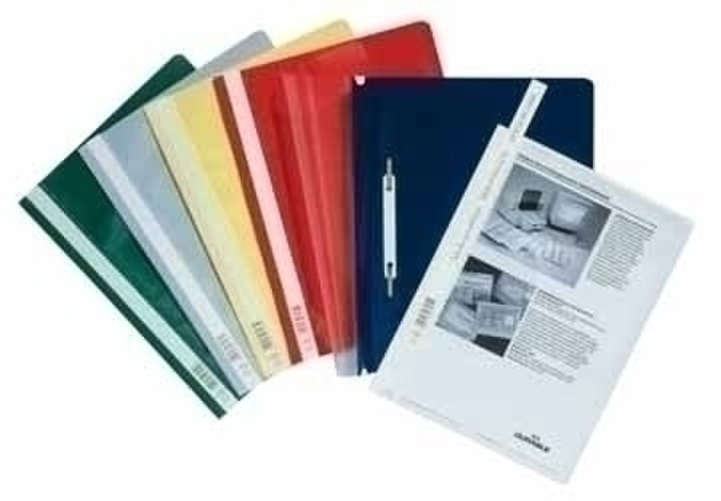 Durable Clear View Folder Economy A4 Grey Polypropylene (PP) Grau Präsentations-Mappe