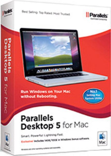 Parallels Desktop 5 for Mac, 100-249U, MNT, GER