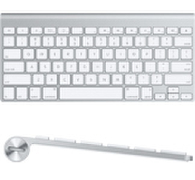 Apple Wireless Keyboard NL Bluetooth QWERTY Cеребряный клавиатура