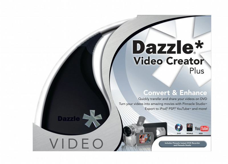 Pinnacle Dazzle Video Creator Plus устройство оцифровки видеоизображения