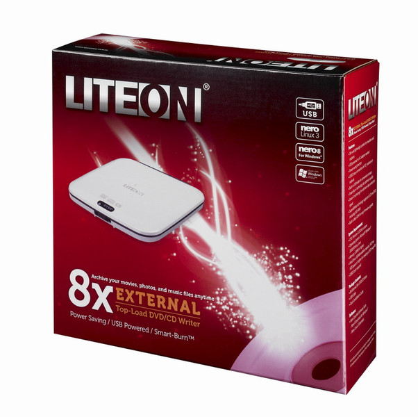 Lite-On eTAU 108 White optical disc drive