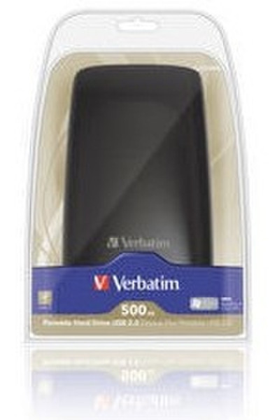 Verbatim 500GB USB 2.0 HDD 2.0 500GB Schwarz Externe Festplatte