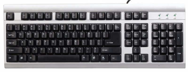 Sansun SN-114BS PS/2 QWERTZ Немецкий клавиатура
