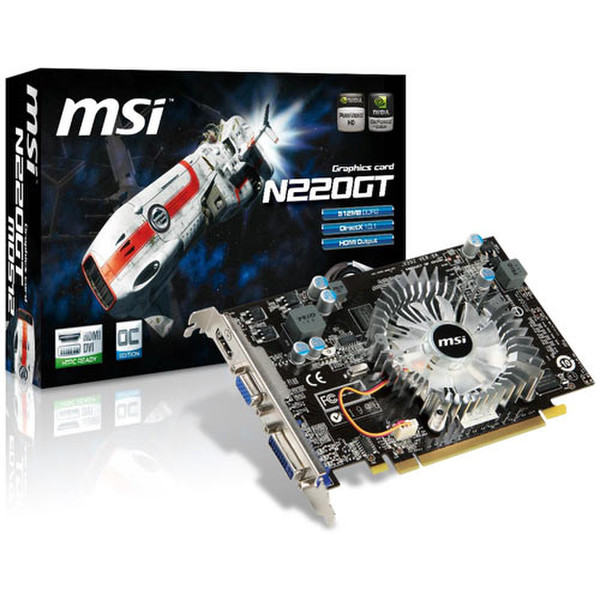 MSI GeForce GT 220 GeForce GT 220 GDDR2