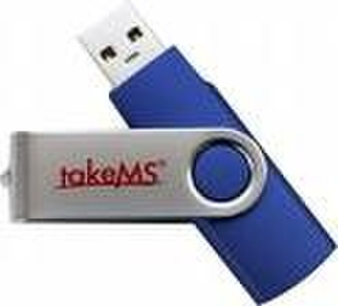 takeMS MEM-Drive Mini Rubber 32GB 32ГБ USB 2.0 Тип -A Синий USB флеш накопитель