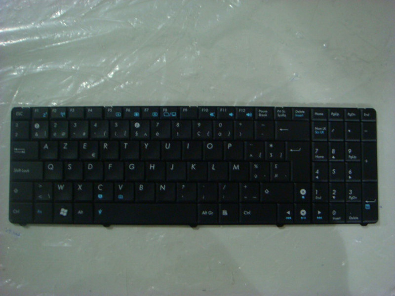 ASUS 04GNV91KBE00-2 AZERTY Schwarz Tastatur