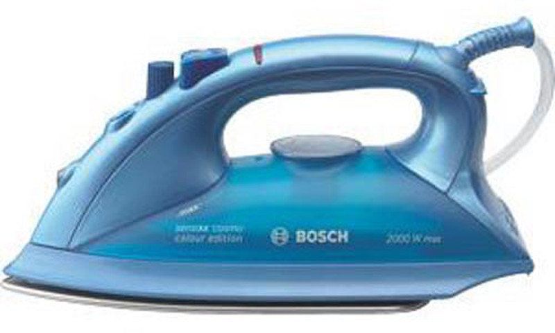 Bosch TDA2433 Sensixx Cosmo Steam iron Синий, Металлический