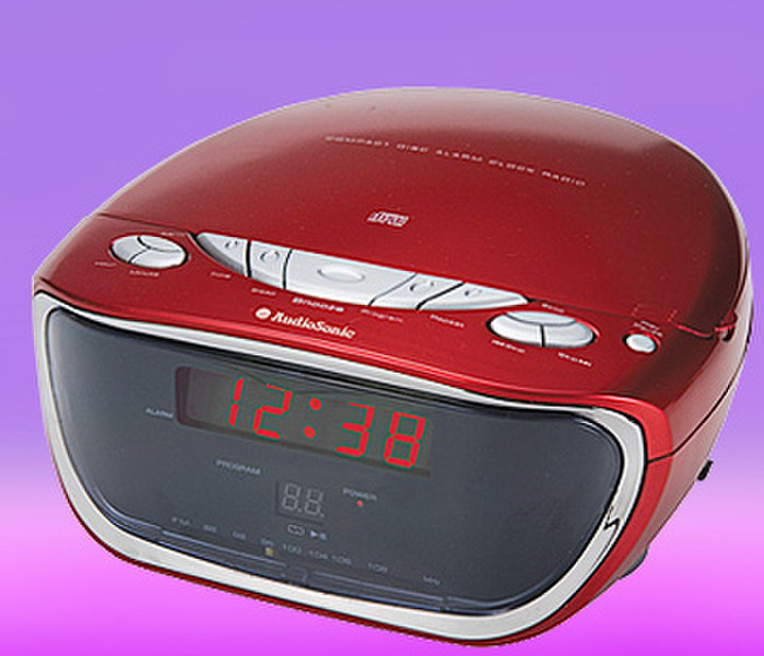 AudioSonic CDCL62 Portable CD player Красный
