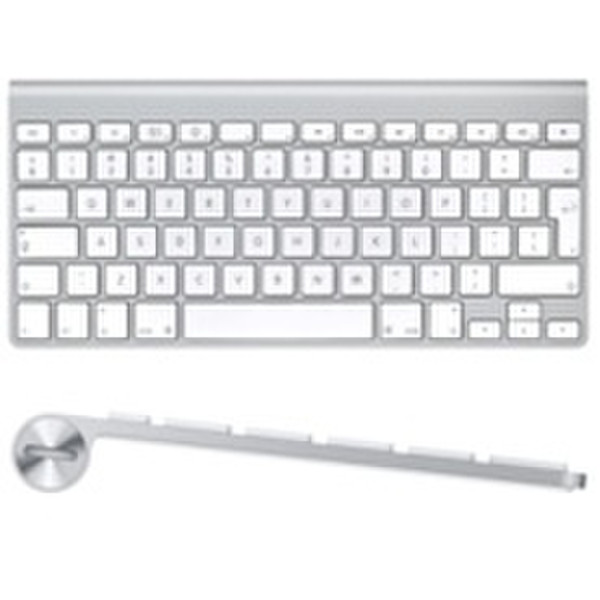 Apple Wireless Keyboard EN Bluetooth QWERTY Cеребряный клавиатура