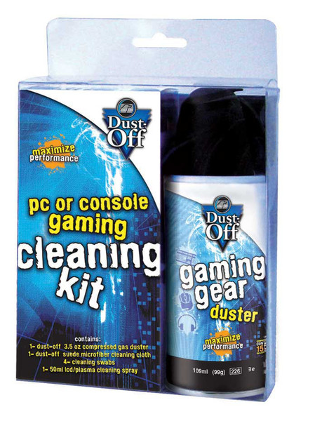 Falcon Gaming Gear PC/Gaming Console Cleaning Kit Screens/Plastics Equipment cleansing wet/dry cloths & liquid