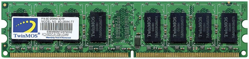 Twinmos 512MB PC2-5300 / DDR2-667 240 Pin DDR2 0.5GB DDR2 667MHz memory module