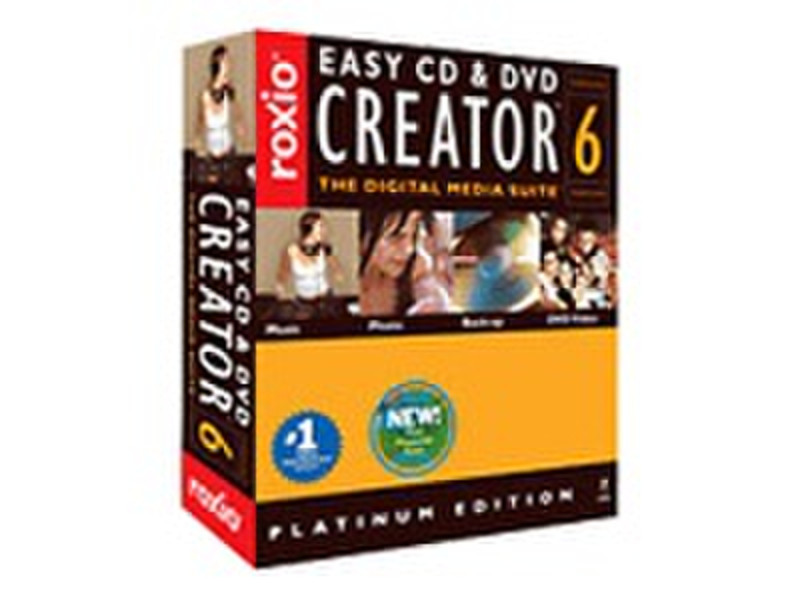 Roxio CDR-Easy CD&DVD Creator Platinum 6 UK CD for Win 95 98 & NT