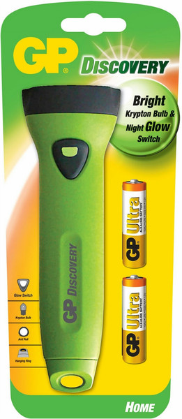 GP Batteries 260L071AU-C2 Hand flashlight Krypton Green flashlight