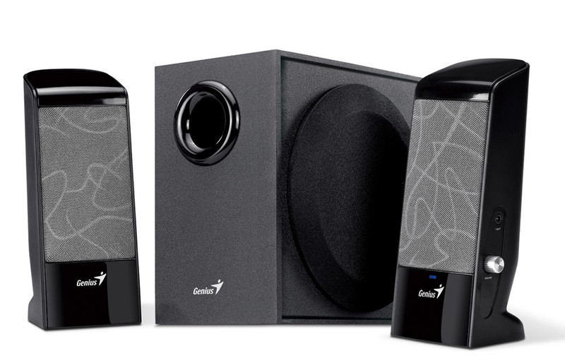 Genius SW-J2.1 500 2.1channels 12W Black,Grey speaker set
