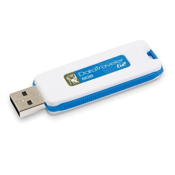 Kingston Technology DataTraveler 8GB Generation 2 (G2) Bulk Pack 8ГБ USB 2.0 Тип -A Синий USB флеш накопитель
