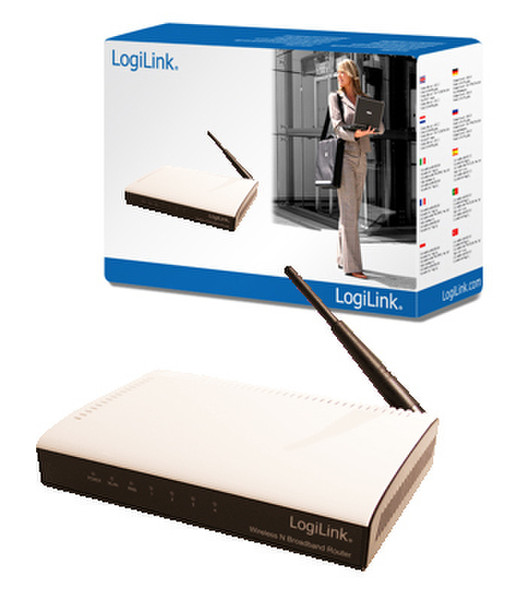 LogiLink WL0052 Weiß WLAN-Router